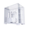 Lian Li O11 Vision Compact Tower Computer Case, Up to 360mm Radiator & 9x 120mm Fan Support, 1x 4mm & 1x 3mm Tempered Glass Panels, Steel & Aluminum Materials, White | O11VPW